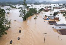 ब्राजील में आई बाढ़