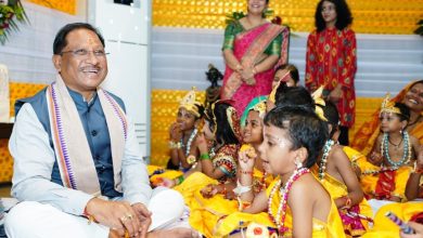 Janmashtami Celebration CM house chhattisgarh Vishnu Deo Sai